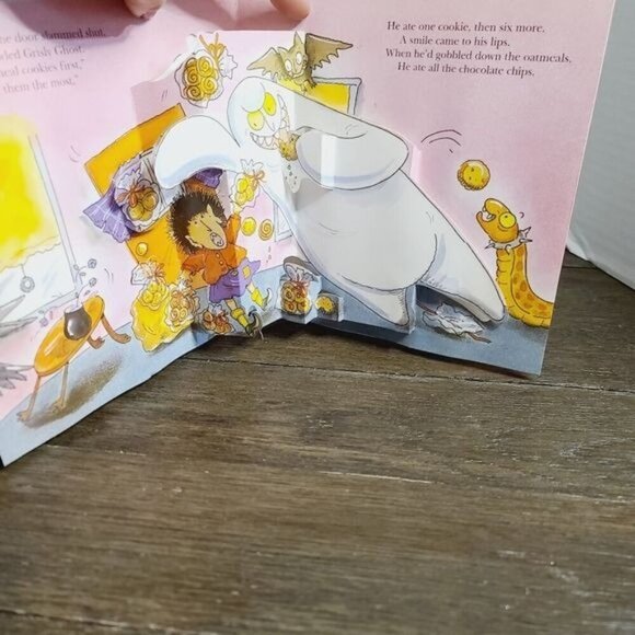 Vintage 1995 A Monster Pop-up Book Haggi's Cookies Halloween Theme - Picture 5 of 8